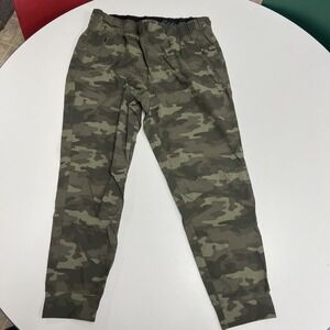 Eddie Bauer Pants Womens 12 Camo‎ Rainier Jogger Ankle Stretch Pull On Outdoors